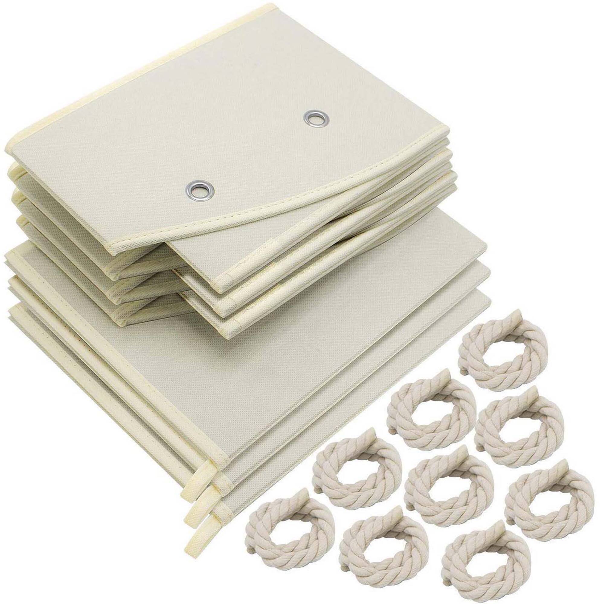 Sorbus 20" Trapezoid Storage Box with Cotton Rope